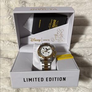 Invicta Limited Edition Gold and Silver Disney Watch